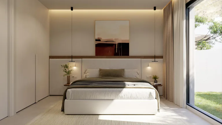 Modernas villas de una sola planta con piscina privada en Finestrat