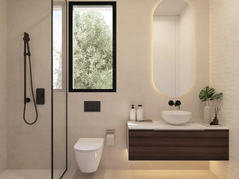 Modernas villas de una sola planta con piscina privada en Finestrat