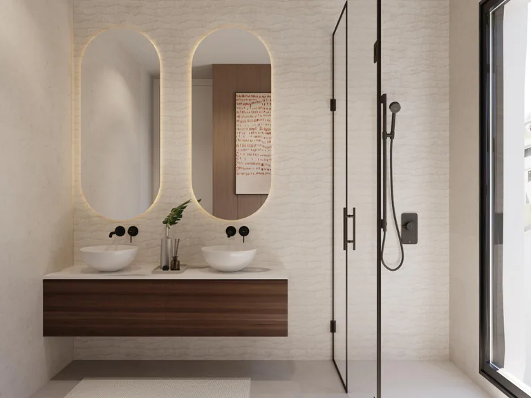 Modernas villas de una sola planta con piscina privada en Finestrat