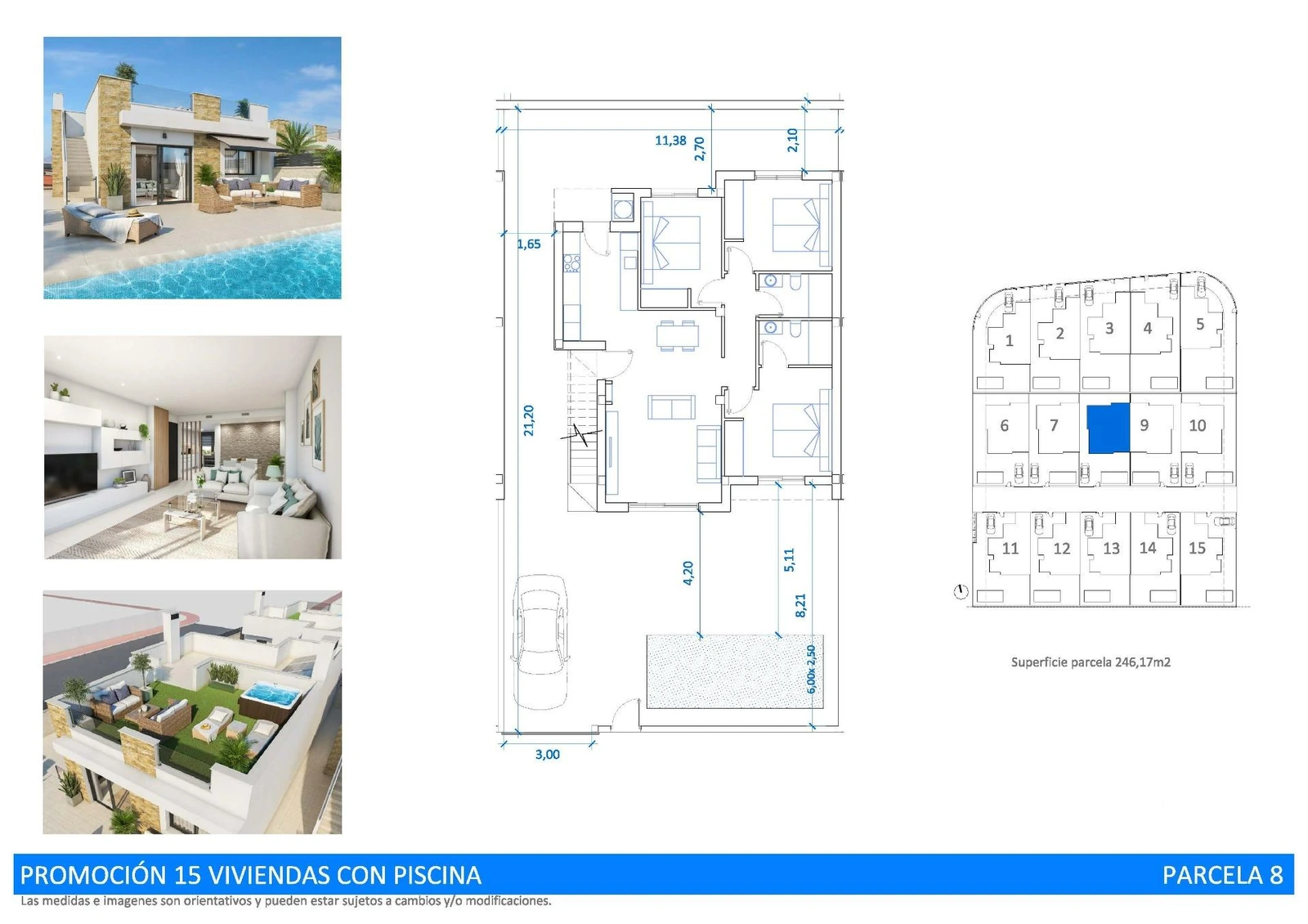 Unit NV-101282 — Villas de Obra Nueva con Piscina Privada en Oasis de la Marina, Costa Blanca