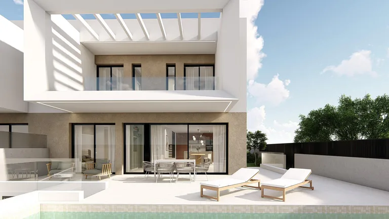 Villas adosadas y pareadas de nueva construcción en Dolores, Alicante