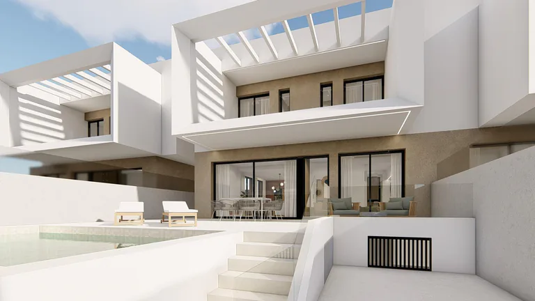 Villas adosadas y pareadas de nueva construcción en Dolores, Alicante