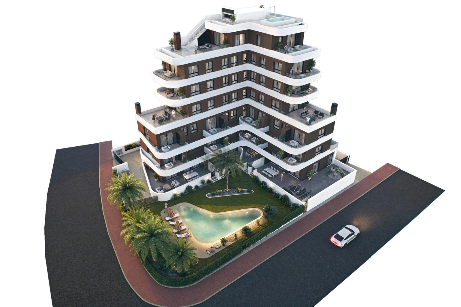 Unit NV-101362 — Apartamentos de nueva construcción en Guardamar del Segura: vida moderna a solo 1,4 km de la playa