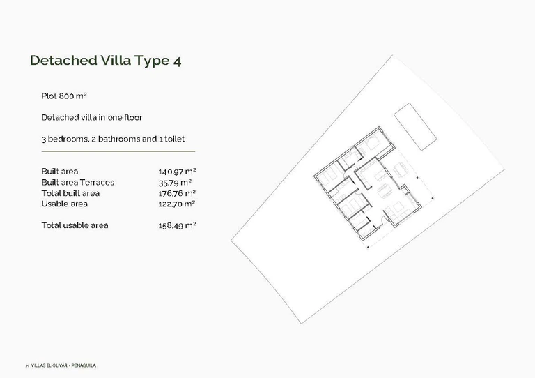 Unit NV-101367 — Villas de nueva construcción en Penáguila: tranquilidad y naturaleza en el corazón de la Sierra de Aitana, Alicante