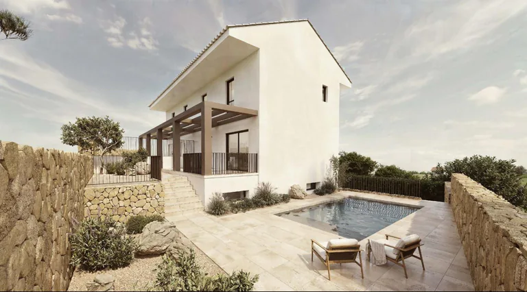 Exclusivas villas adosadas de nueva construcción con piscina privada y garaje en La Nucía