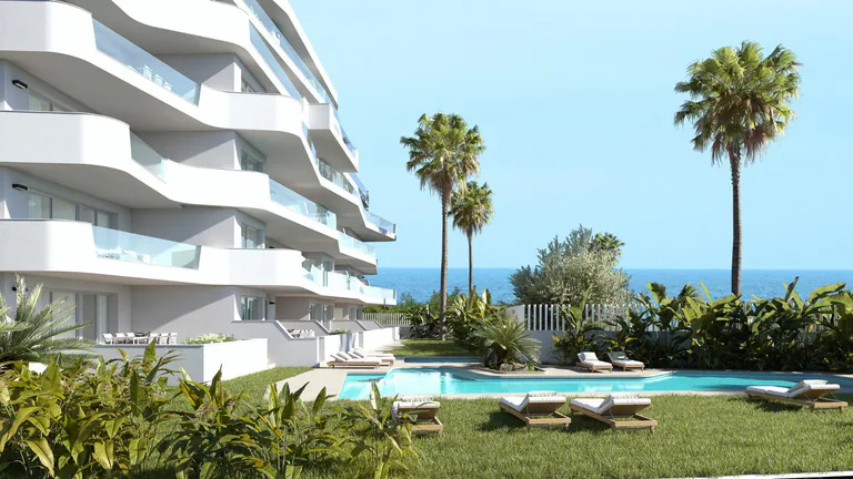 Exclusiva promoción de 24 apartamentos turísticos a 200 m del mar –La Torre/Urbanización Mil Palmeras