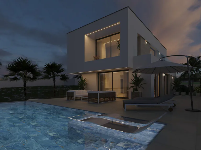 Villa de nueva construcción en Rojales: diseño moderno y ubicación privilegiada