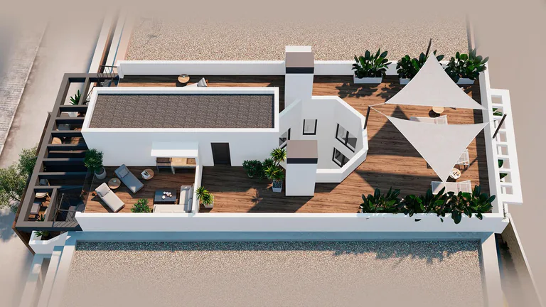 Modernos Apartamentos a 250m de la Playa del Cura en Torrevieja