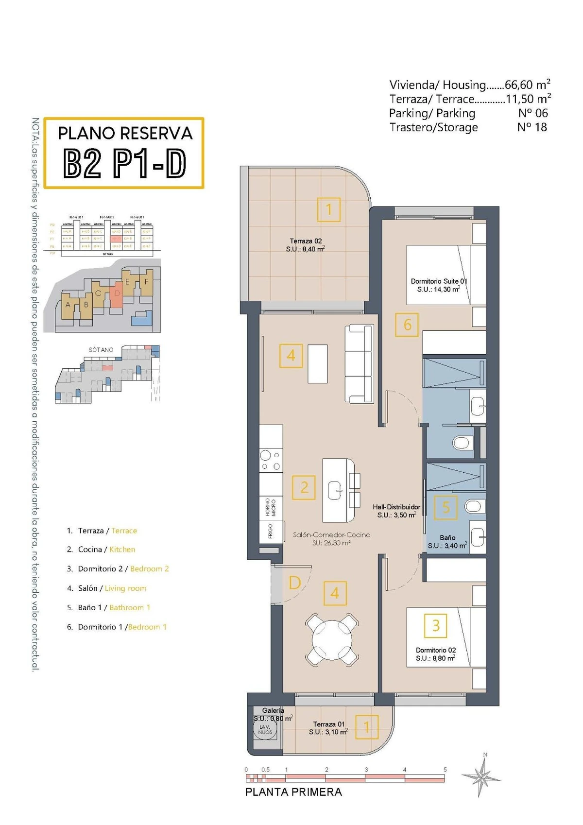 Unit NV-101525 — Serena Golf penthouse record in Los Alcazares