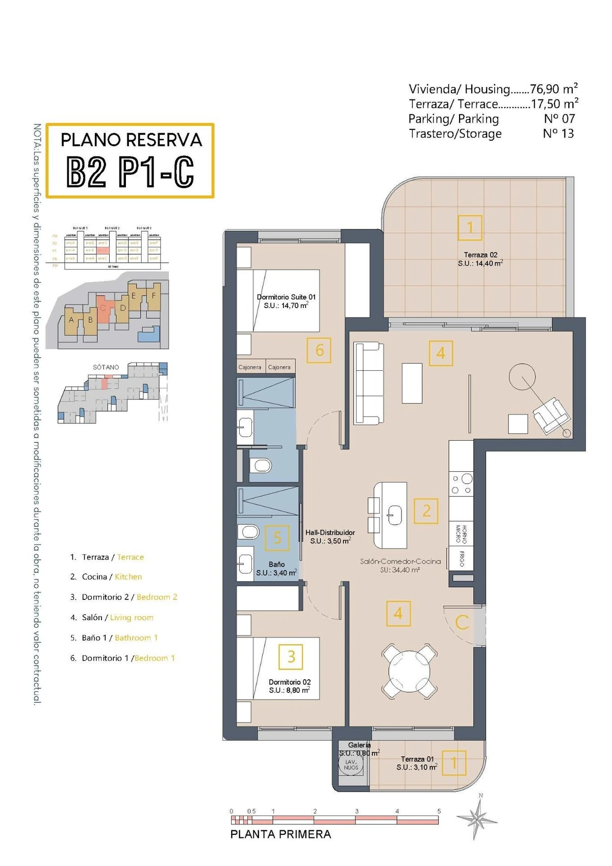 Unit NV-101527 — Serena Golf penthouse record in Los Alcazares