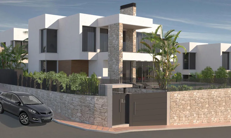 Exclusivas villas nuevas en venta en Las Farolas, Mijas Costa