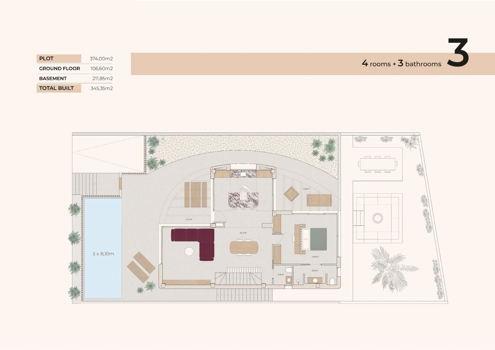 Unit NV-101545 — Villas de nueva construcción en La Finca Golf, Algorfa: lujo moderno en el corazón de la Costa Blanca