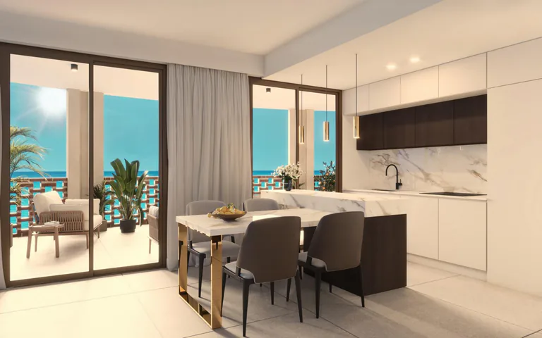 Apartamentos de nueva construcción frente al mar en Villajoyosa: oportunidad de inversión totalmente amueblada en la Costa Blanca