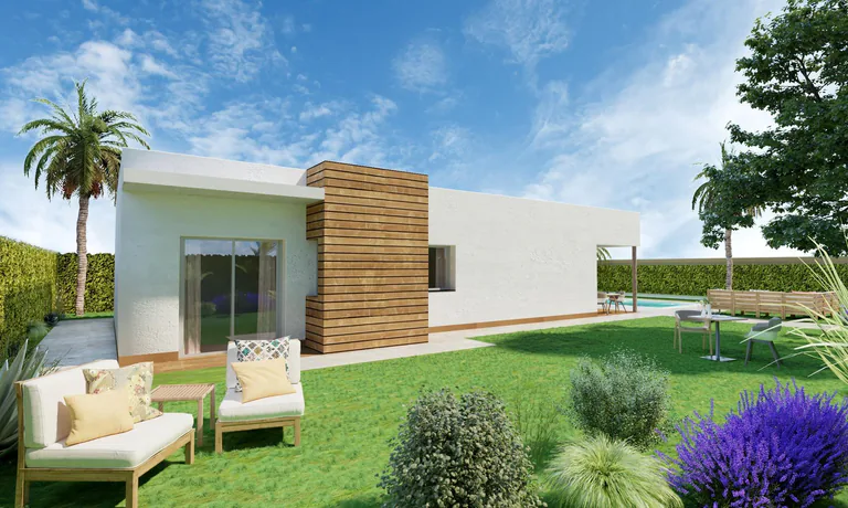 Villas de nueva construcción en la urbanización La Montañosa, Hondón de las Nieves