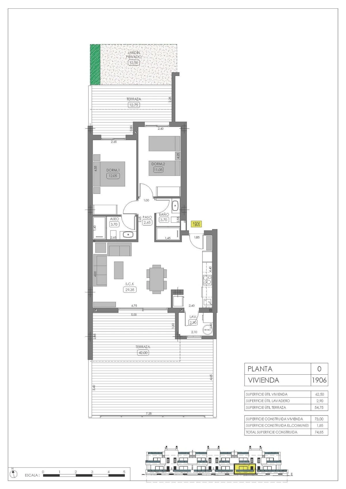 Unit NV-101576 — Villas adosadas de nueva construcción con piscina privada en La Finca Golf Resort, Algorfa