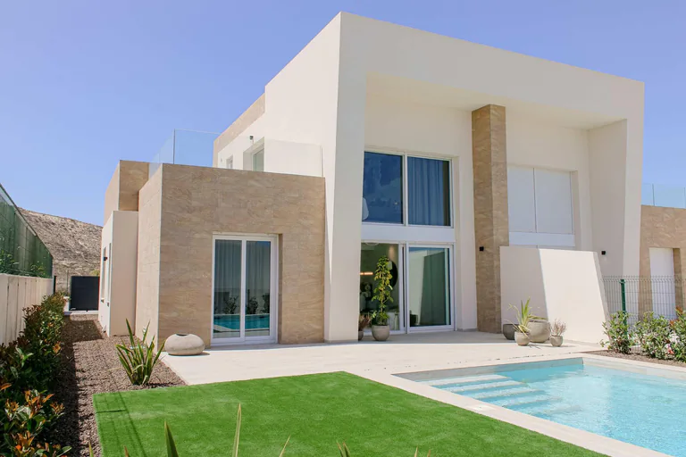 Unit NV-101579 — Villas adosadas de nueva construcción con piscina privada en La Finca Golf Resort, Algorfa