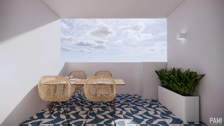 Nuevos apartamentos mediterráneos a solo 140 m de la playa en Torre de la Horadada