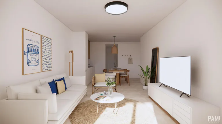 Nuevos apartamentos mediterráneos a solo 140 m de la playa en Torre de la Horadada