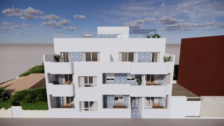 Nuevos apartamentos mediterráneos a solo 140 m de la playa en Torre de la Horadada