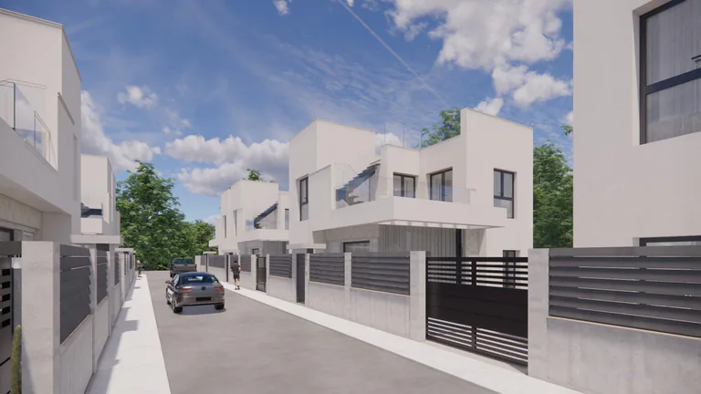 Modernas villas de nueva construcción en La Herrada Los Montesinos con piscina privada