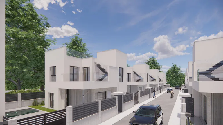 Modernas villas de nueva construcción en La Herrada Los Montesinos con piscina privada