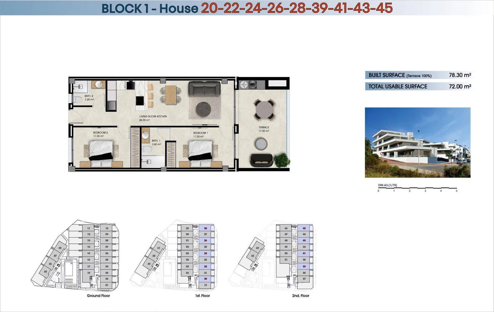 Unit NV-101649 — Modernas residencias de nueva construcción a solo 800 m de la playa de El Pinet