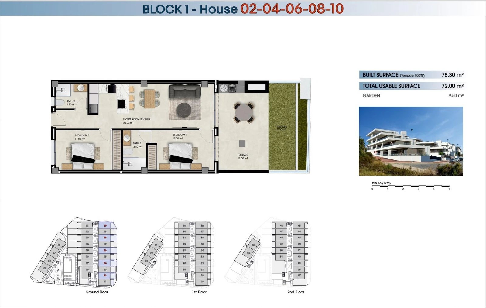 Unit NV-101650 — Modernas residencias de nueva construcción a solo 800 m de la playa de El Pinet