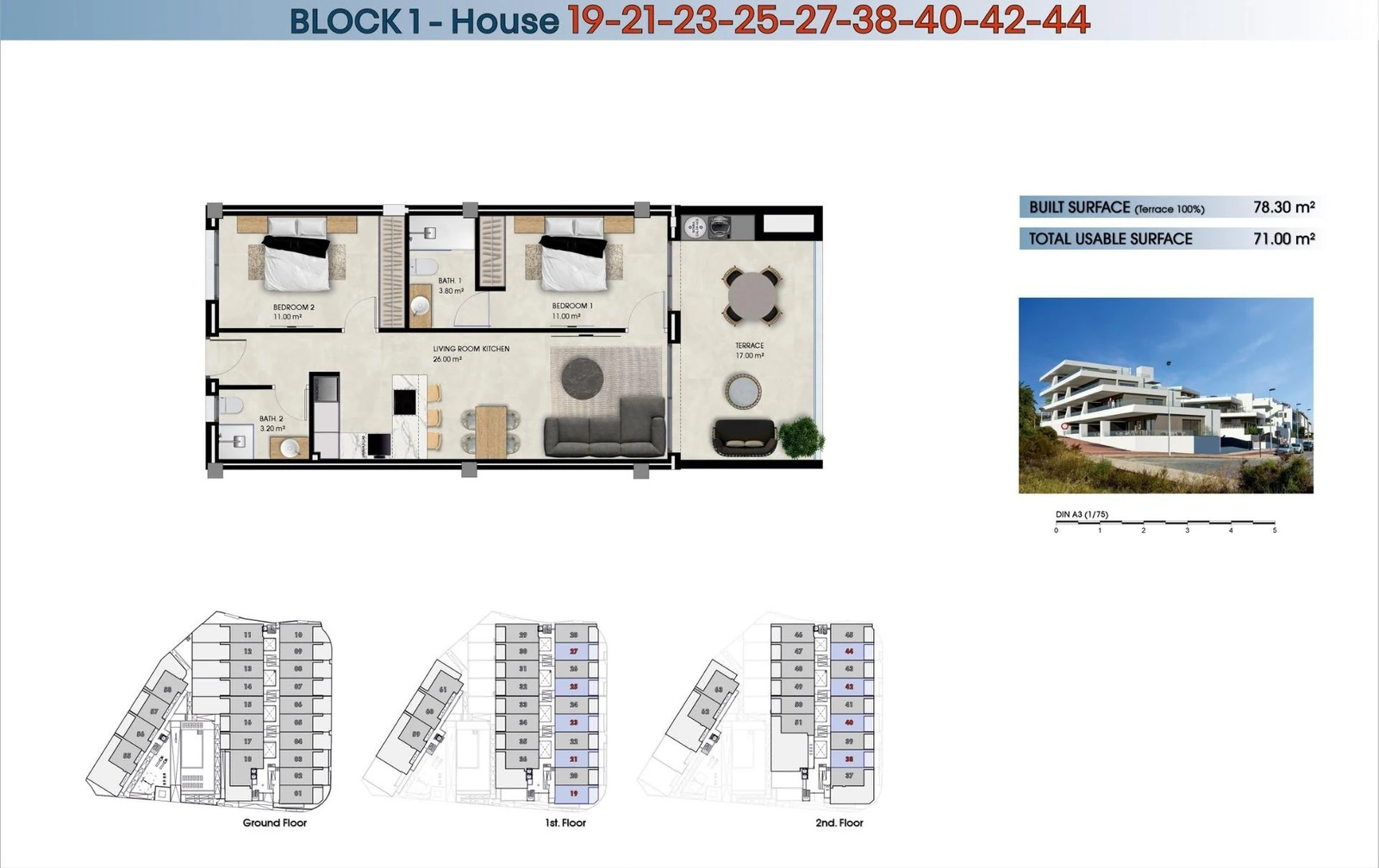 Unit NV-101651 — Modernas residencias de nueva construcción a solo 800 m de la playa de El Pinet