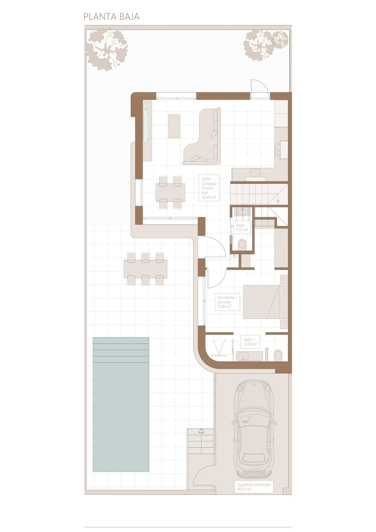 Unit NV-101652 — Modernas villas adosadas en Daya Nueva con diseño contemporáneo y excelentes conexiones