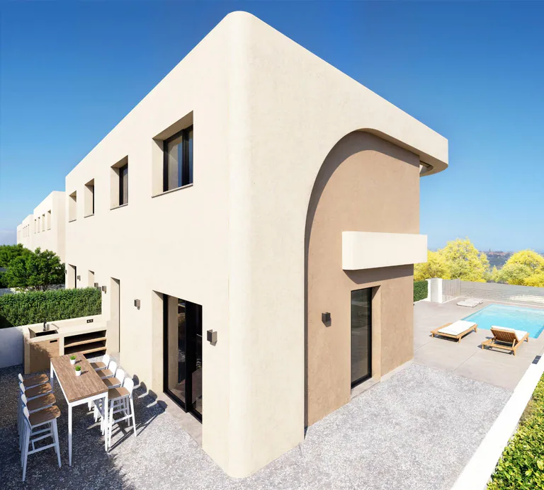 Modernas villas adosadas en Daya Nueva con diseño contemporáneo y excelentes conexiones