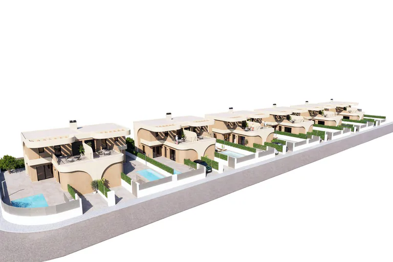 Modernas villas adosadas en Daya Nueva con diseño contemporáneo y excelentes conexiones
