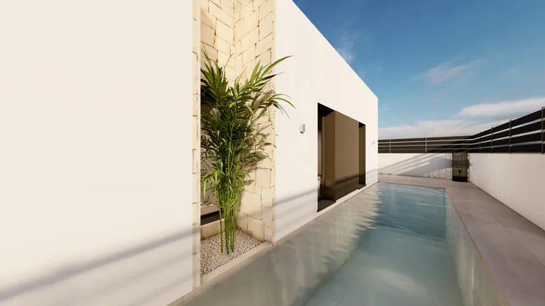Modernas villas independientes en Monteazul Benijófar con piscina y solárium opcionales