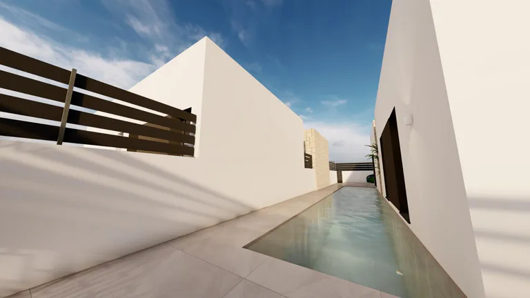 Modernas villas independientes en Monteazul Benijófar con piscina y solárium opcionales