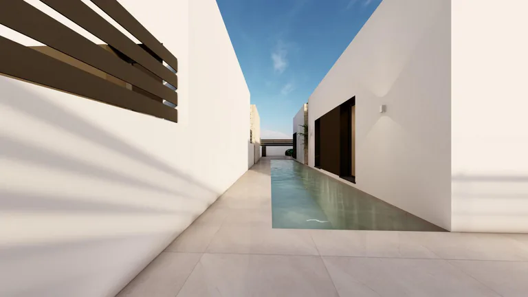 Modernas villas independientes en Monteazul Benijófar con piscina y solárium opcionales