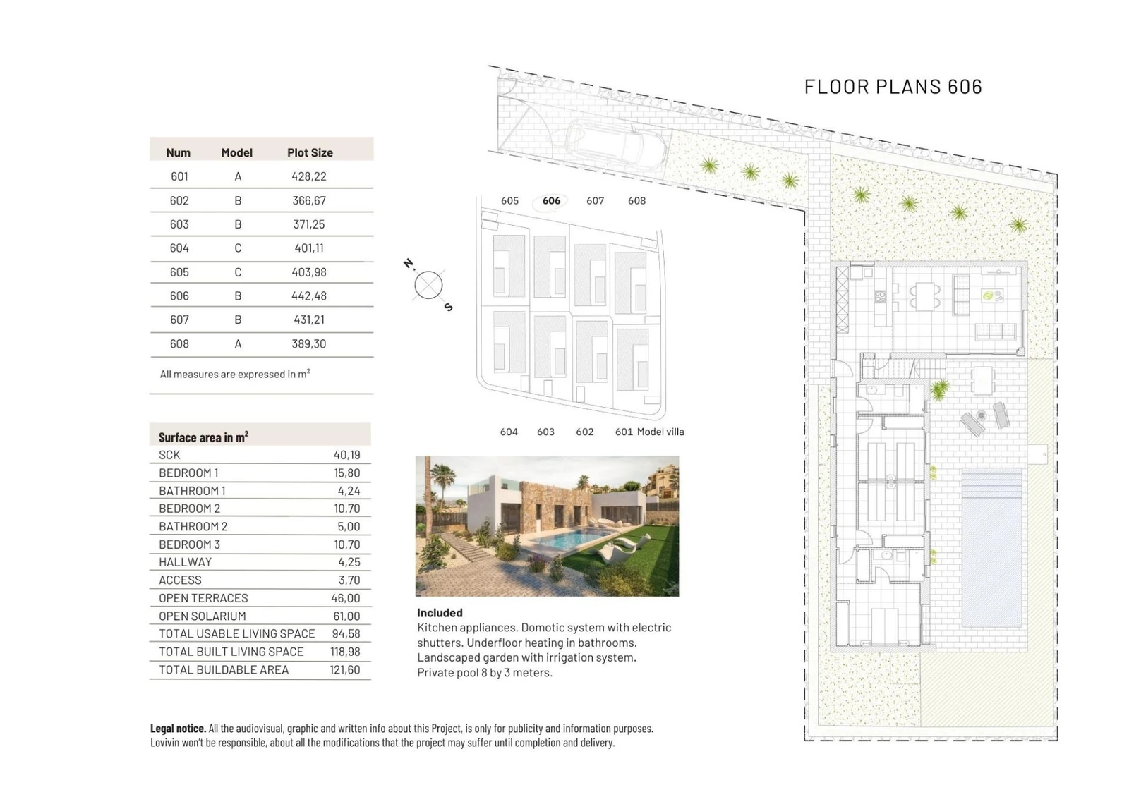 Unit NV-101661 — Villas de lujo de nueva construcción junto al campo de golf La Finca en Algorfa
