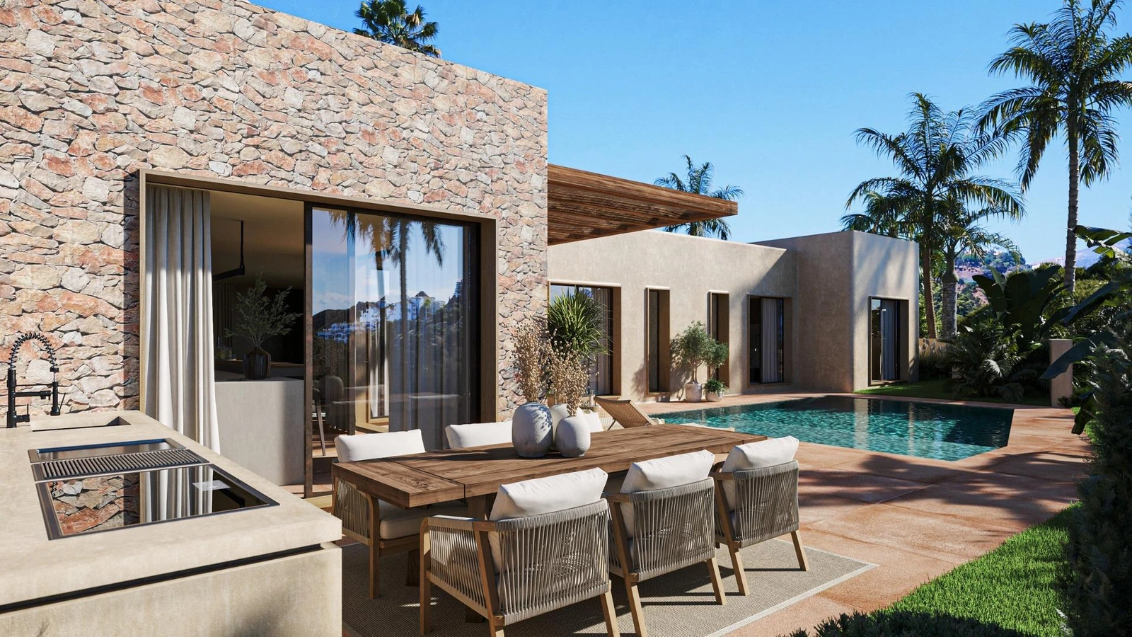 Unit NV-101670 — Villa de nueva construcción estilo Ibiza con características de lujo en Jávea