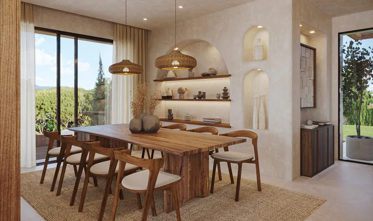 Villa de nueva construcción estilo Ibiza con características de lujo en Jávea