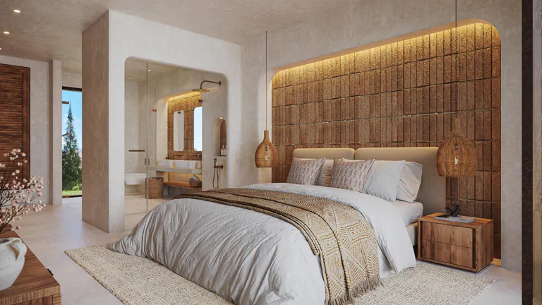 Villa de nueva construcción estilo Ibiza con características de lujo en Jávea