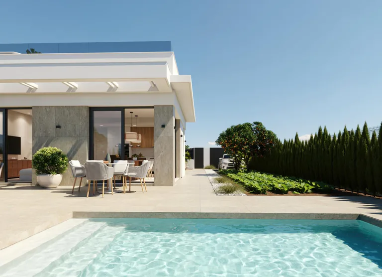 Villas de Obra Nueva en Hacienda del Álamo Golf Resort, Murcia