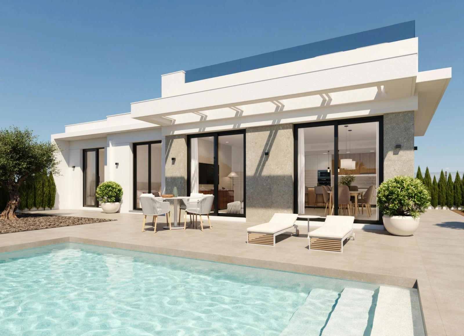 Unit NV-101673 — Villas de Obra Nueva en Hacienda del Álamo Golf Resort, Murcia