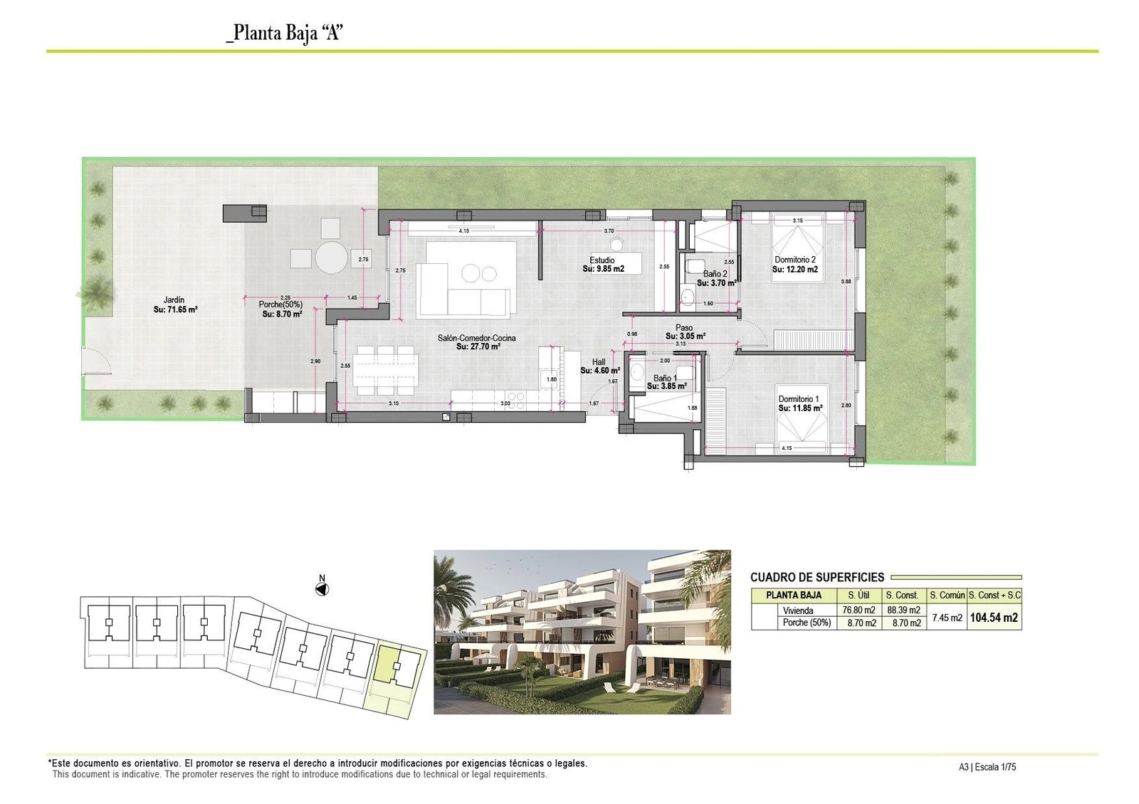 Unit NV-101698 — Apartamentos de nueva construcción en Condado de Alhama Golf Resort Murcia