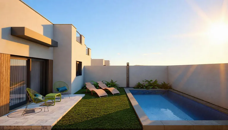Villas independientes de nueva construcción con piscina privada en el Country Club de Mazarrón