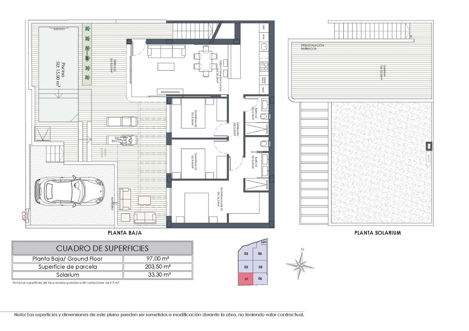 Unit NV-101717 — Casas adosadas de nueva construcción estilo Ibiza en Dolores, Costa Blanca
