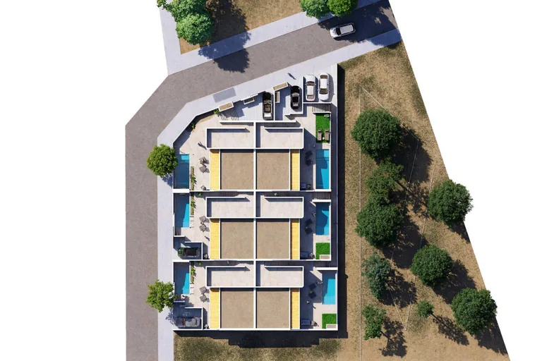 Casas adosadas de nueva construcción estilo Ibiza en Dolores, Costa Blanca