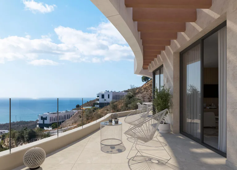 Apartamentos de nueva construcción con vistas al mar en Rincón de la Victoria