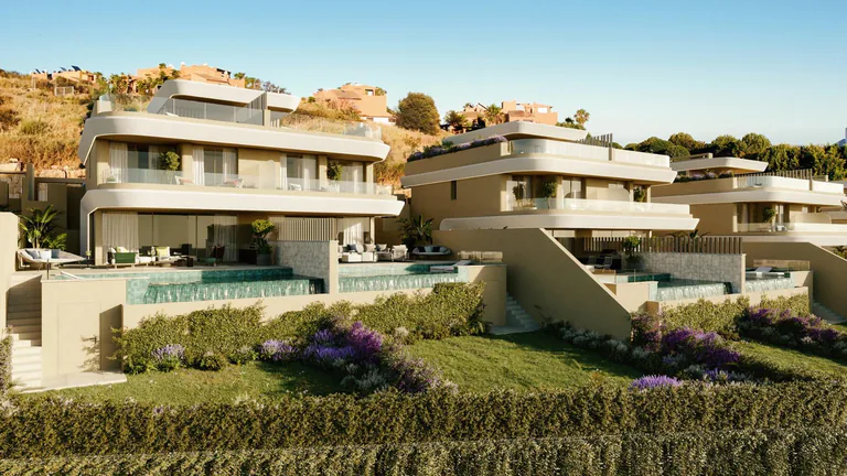 Villas adosadas contemporáneas cerca del mar en Seghers Estepona