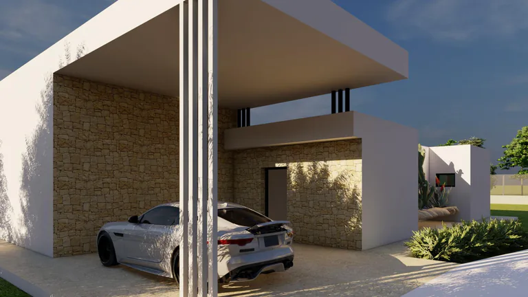 Moderna villa de nueva construcción en una gran parcela rústica en Pinoso