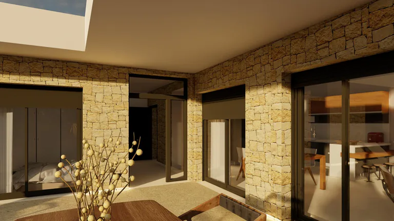 Moderna villa de nueva construcción en una gran parcela rústica en Pinoso