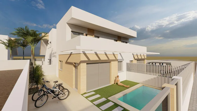 Viviendas de nueva construcción a solo 200 metros de la playa en Puerto de Mazarrón