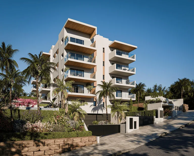 Modernos apartamentos nuevos con servicios en la azotea en Las Mesas, Estepona